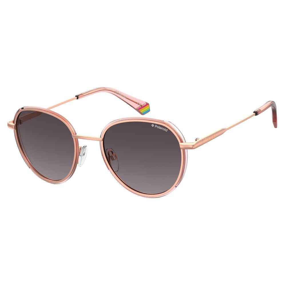 Polaroid Rose Gold Metal Sunglasses