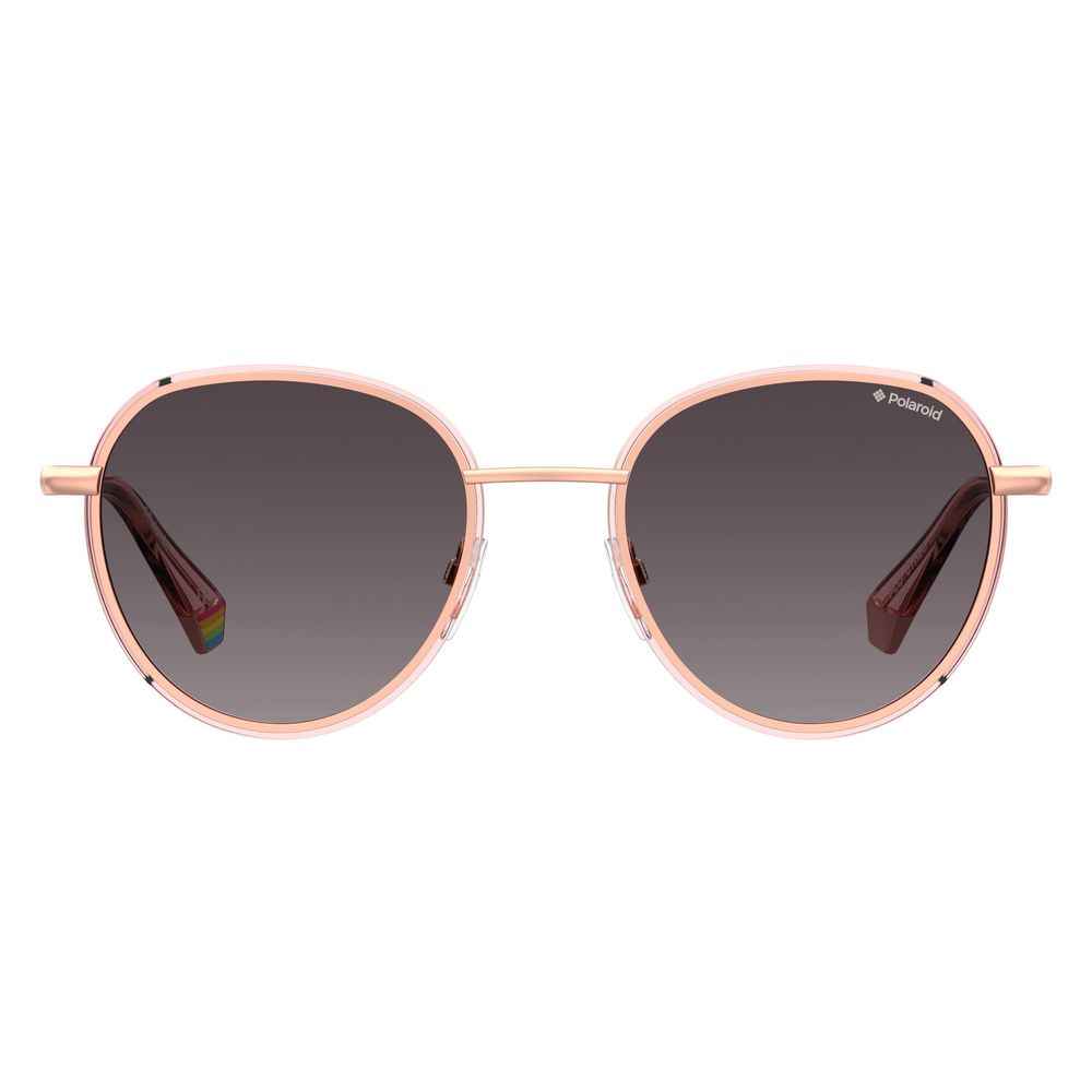 Polaroid Rose Gold Metal Sunglasses