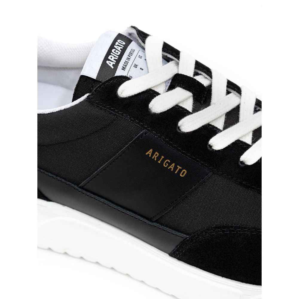 Axel Arigato Black And White Fabric And Leather Sneaker