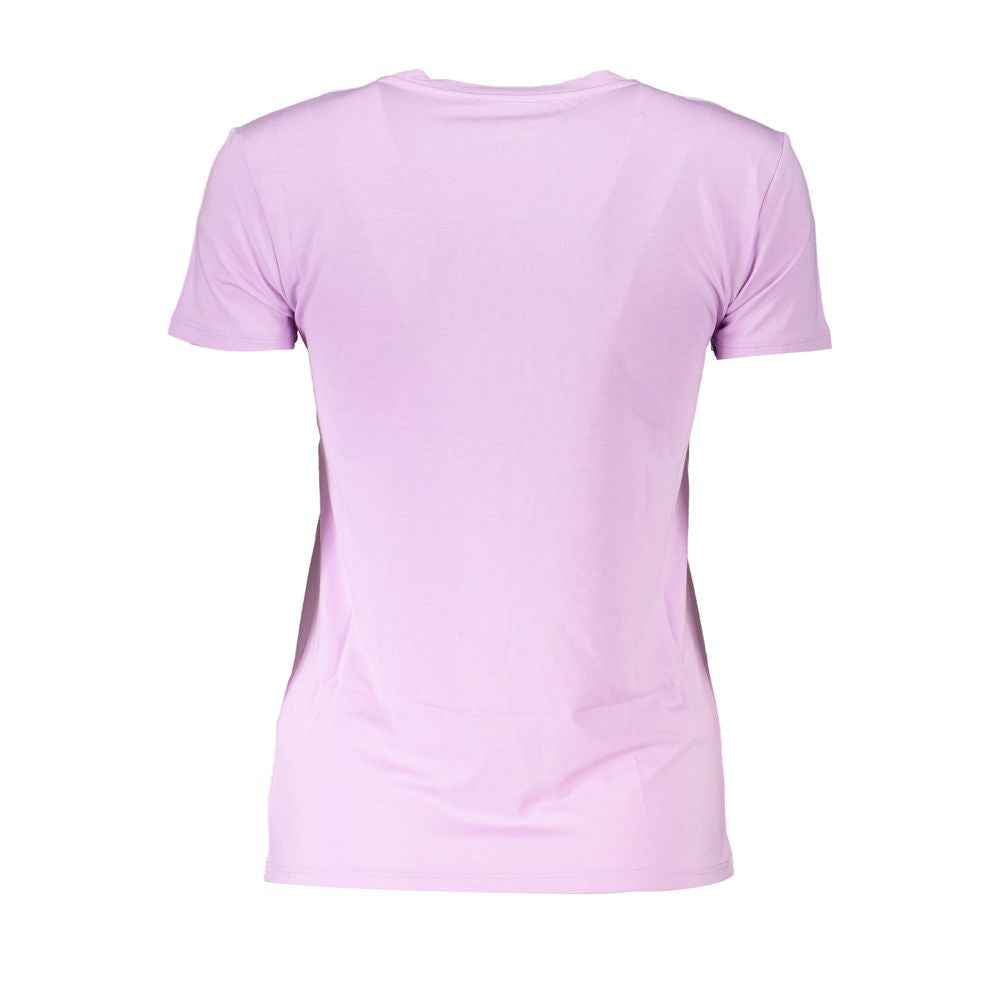 Patrizia Pepe Purple Organic Cotton Women T-Shirt