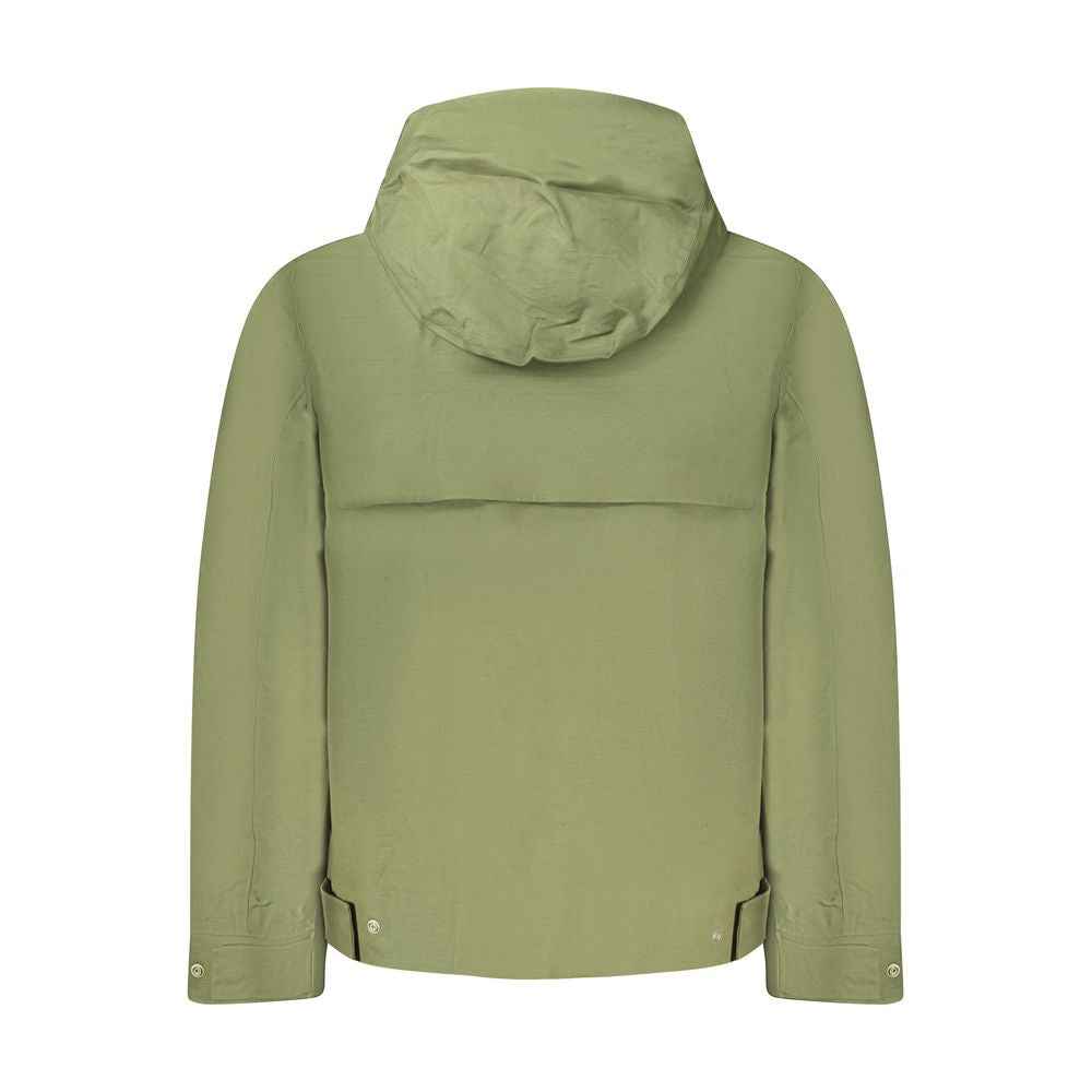 K-WAY Green Cotton Men Jacket