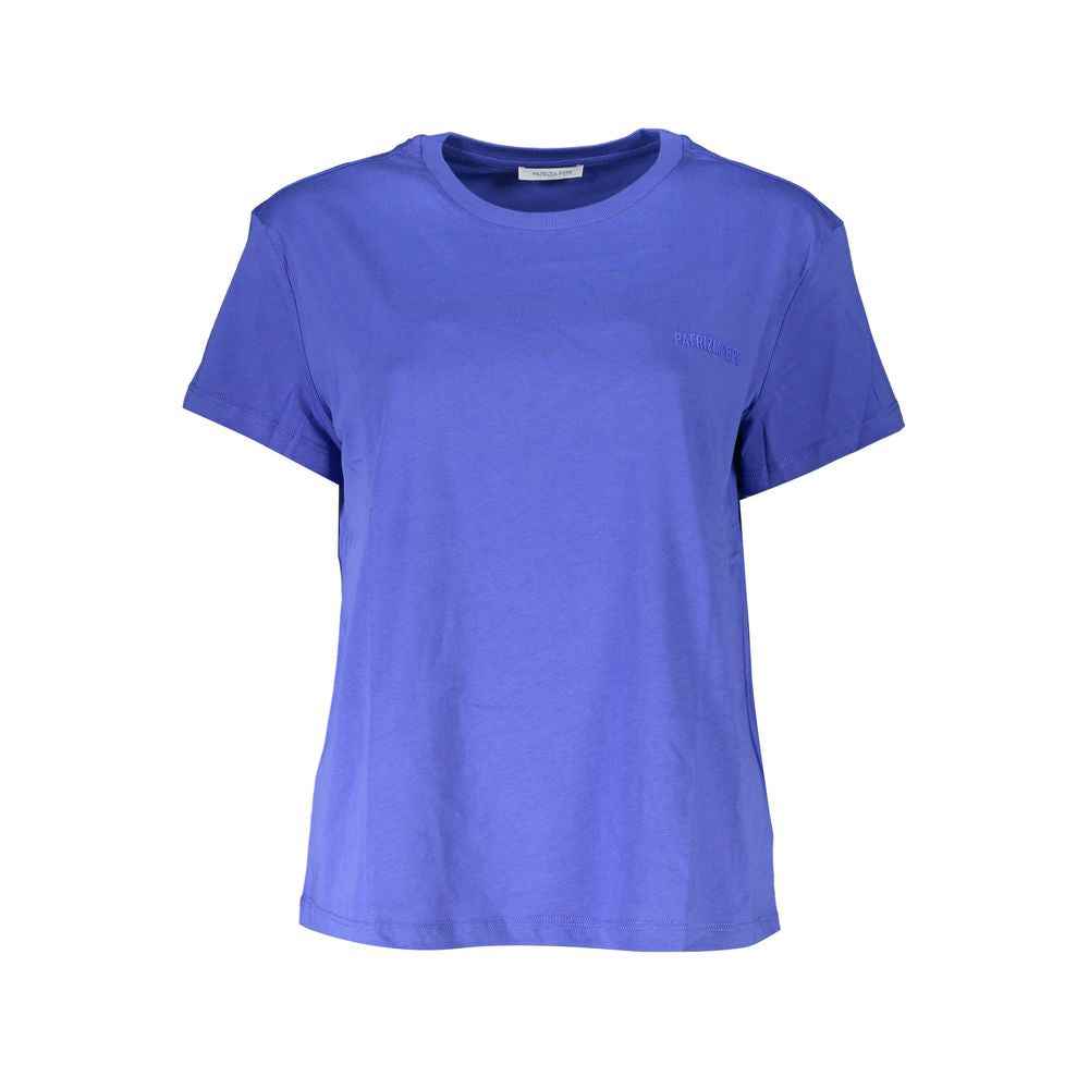 Patrizia Pepe Blue Cotton Women T-Shirt