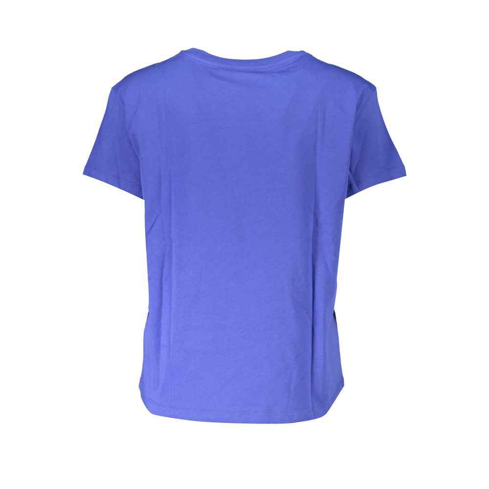 Patrizia Pepe Blue Cotton Women T-Shirt
