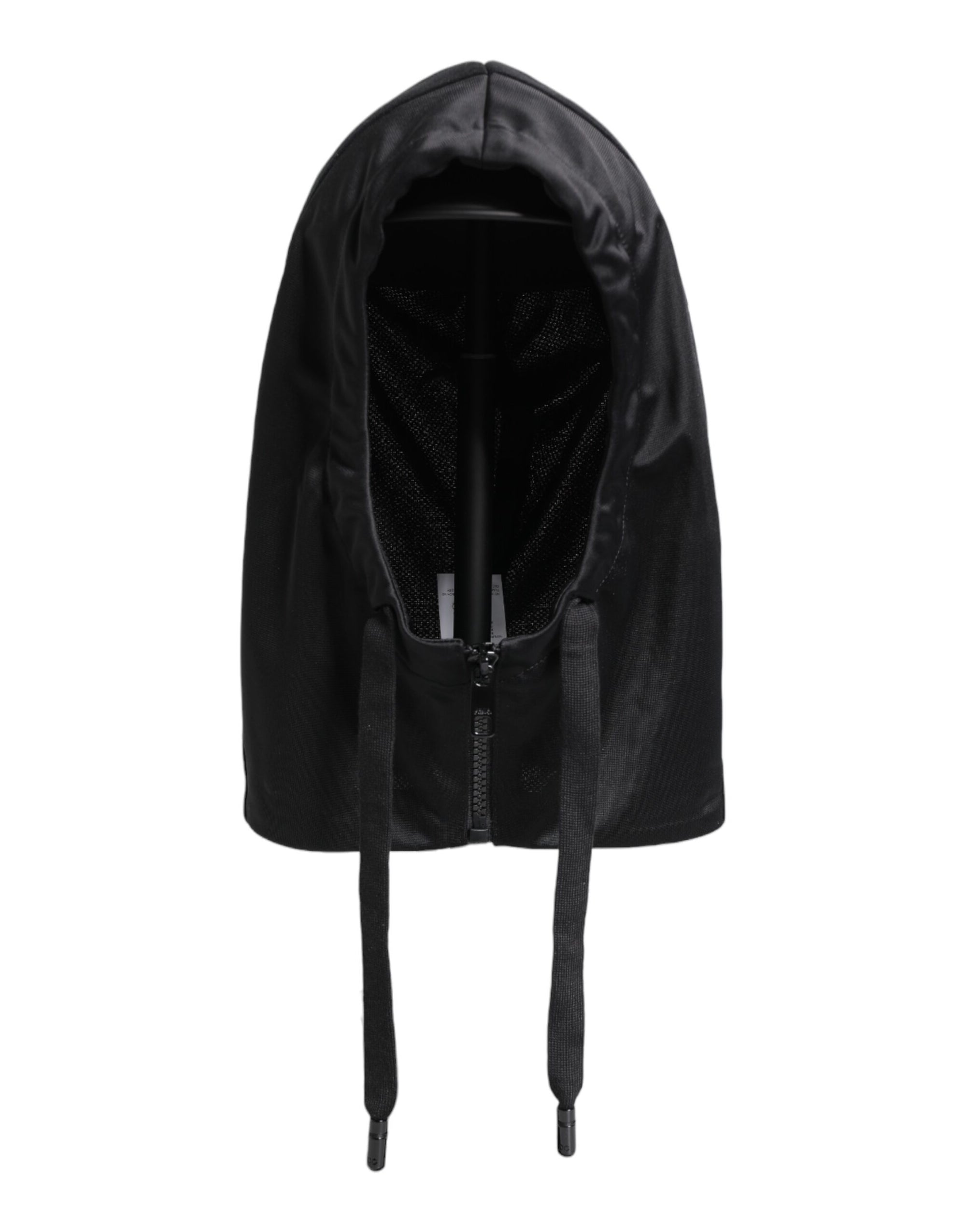 Dolce & Gabbana Black Polyester Whole Head Wrap Hat