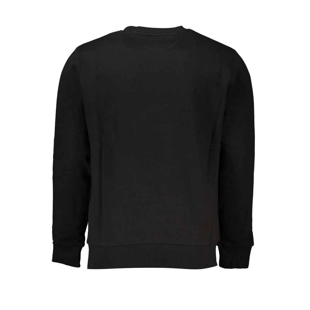 La Martina Black Cotton Men Sweater