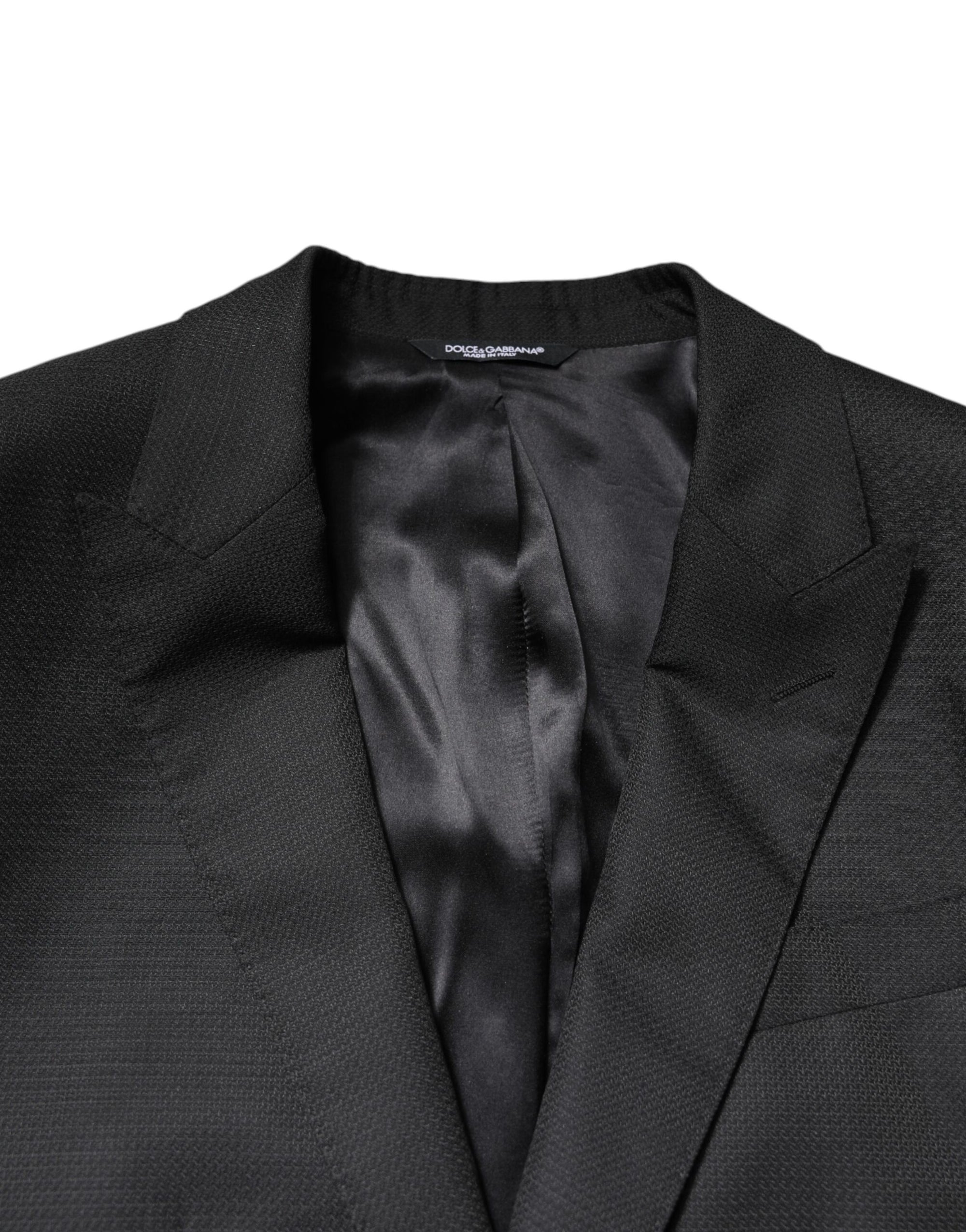 Dolce & Gabbana Black Single Breasted Formal 2 Piece Suit