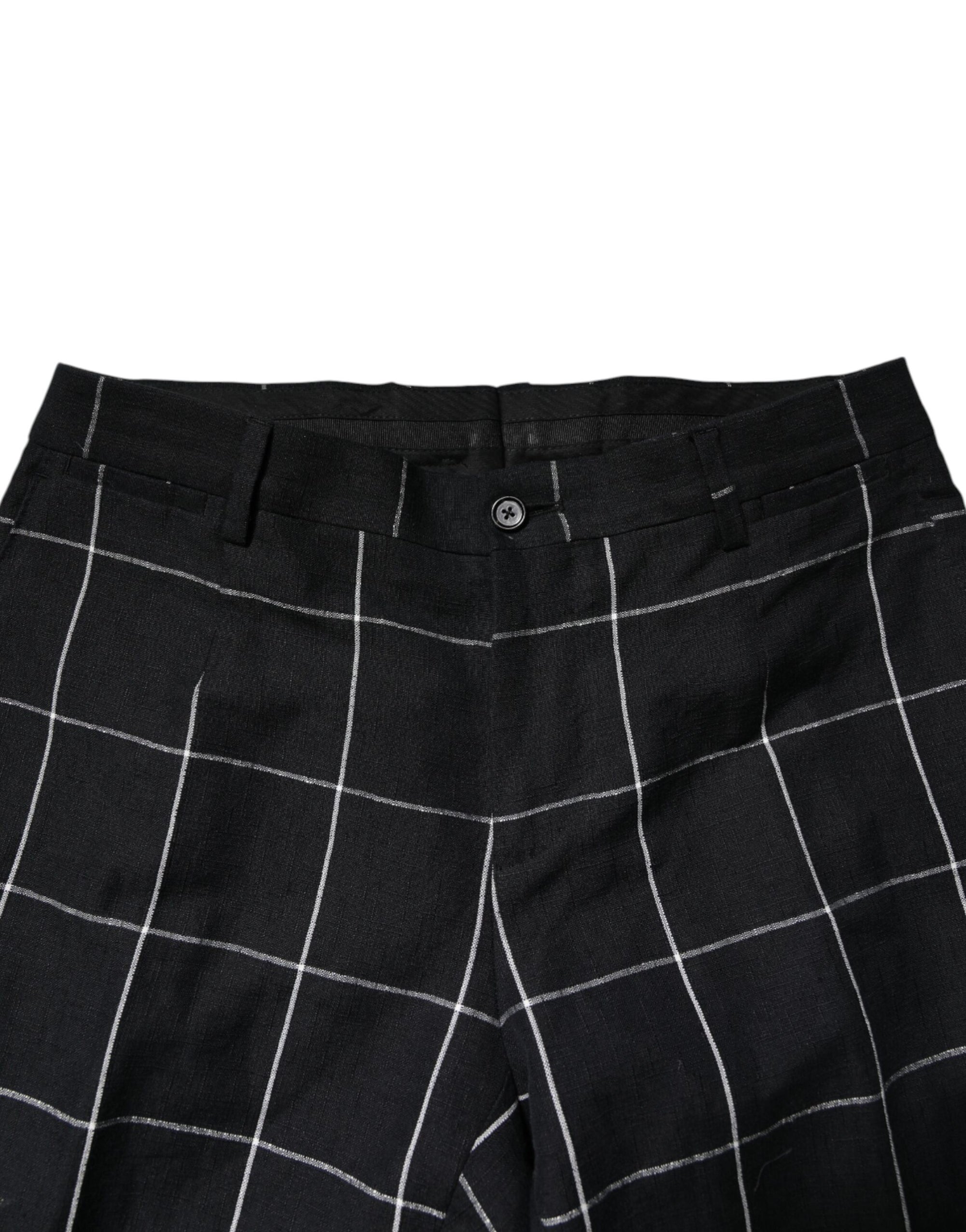 Dolce & Gabbana Black TAORMINA Double Breasted 2 Piece Suit