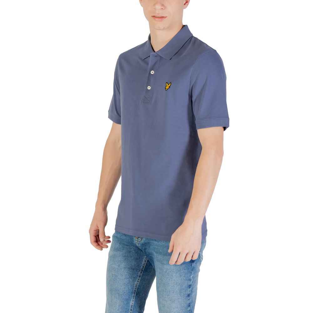Lyle & Scott Blue Cotton Polo Shirt