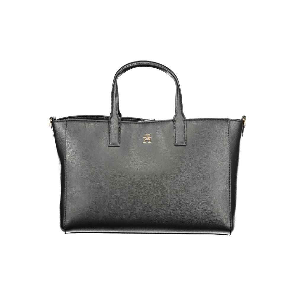 Tommy Hilfiger Black Polyester Women Handbag