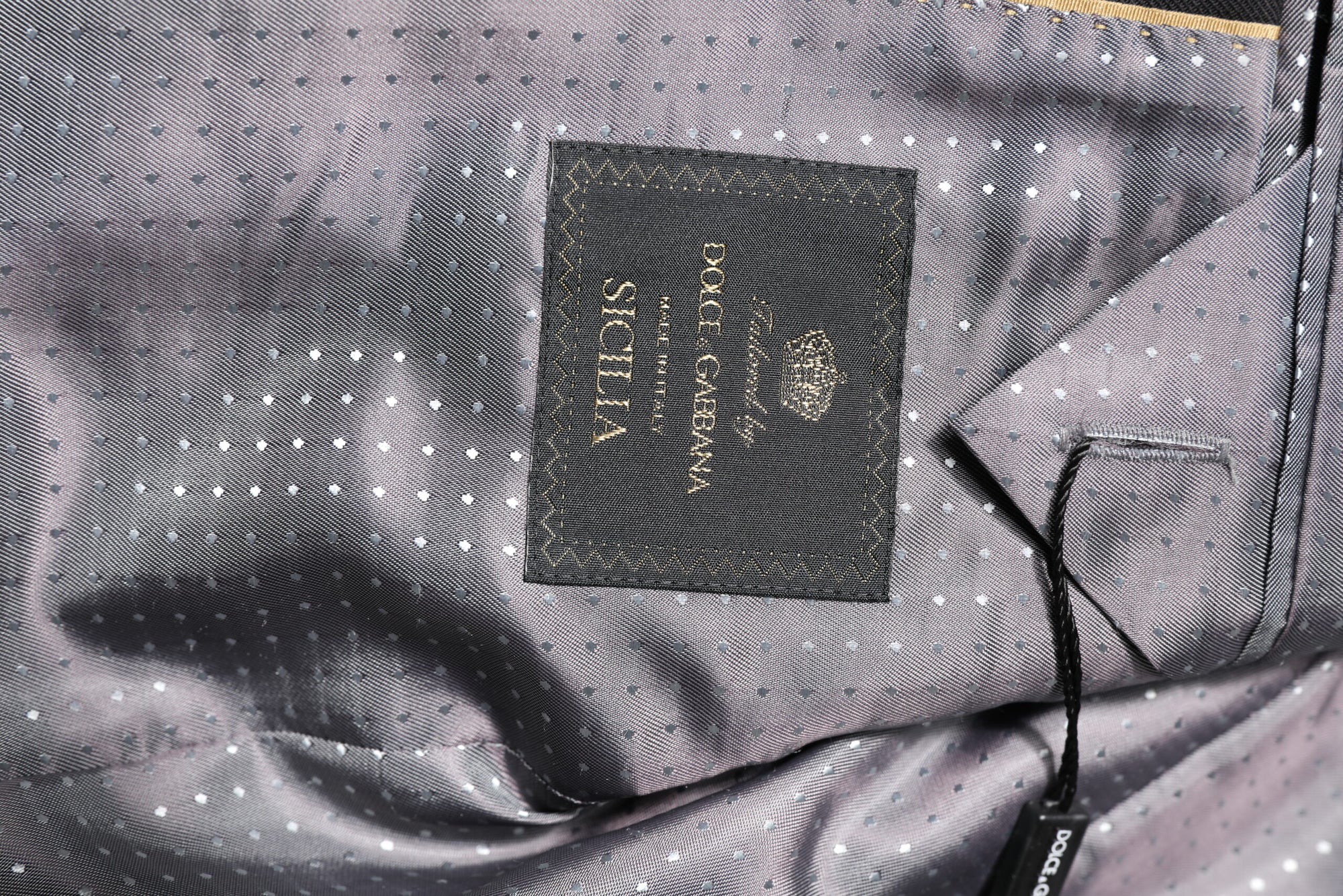 Dolce & Gabbana Black Striped SICILIA Formal 2 Piece Suit