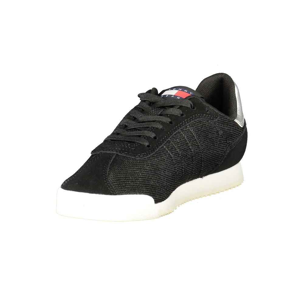 Tommy Hilfiger Black Polyester Women Sneaker