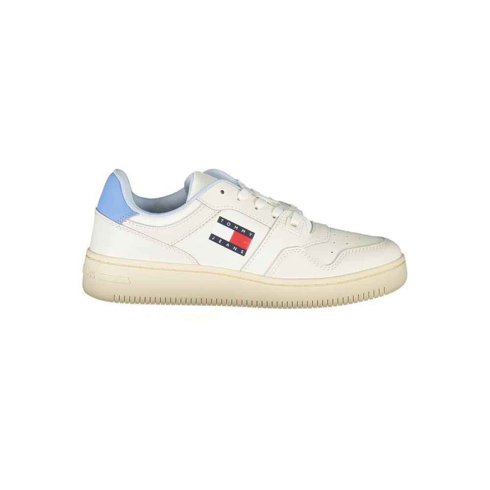 Tommy Hilfiger White Leather Women Sneaker