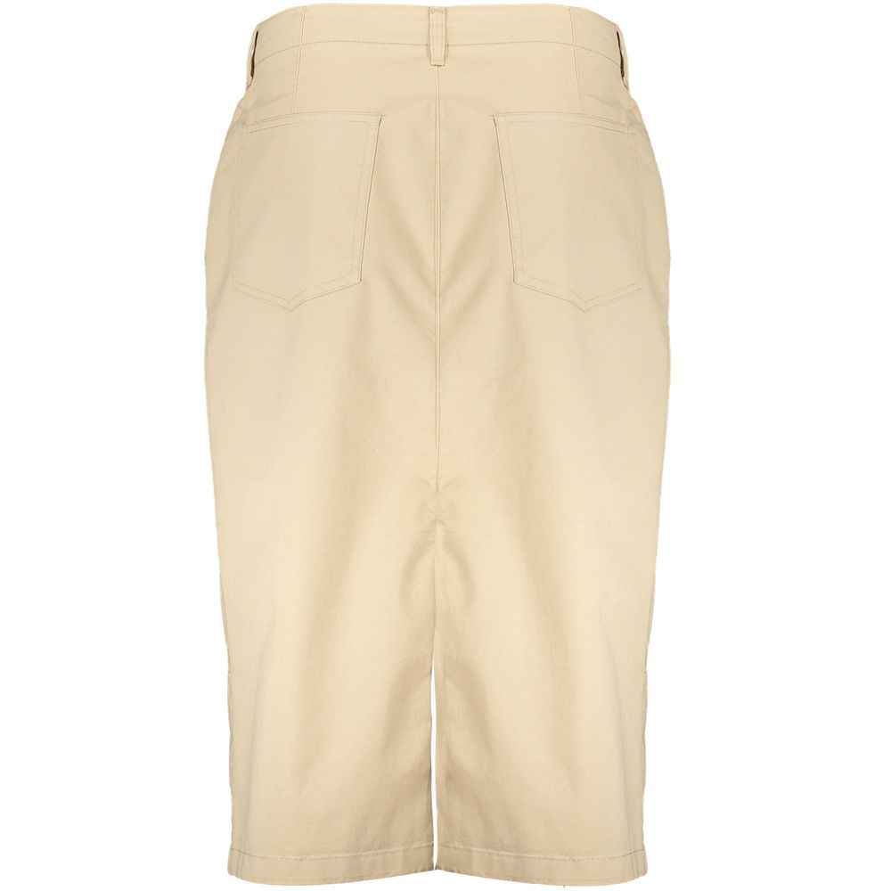 Gant Beige Cotton Women Skirt