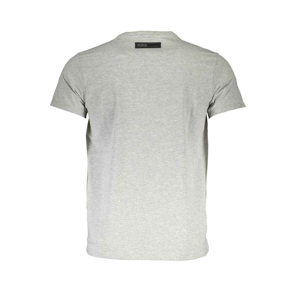 Plein Sport Brown Cotton Men T-Shirt