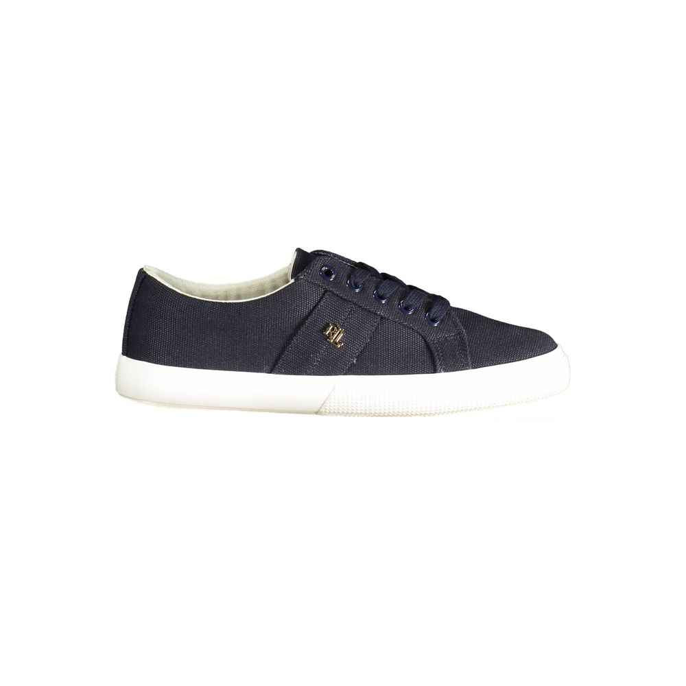 Ralph Lauren Blue Cotton Women Sneaker