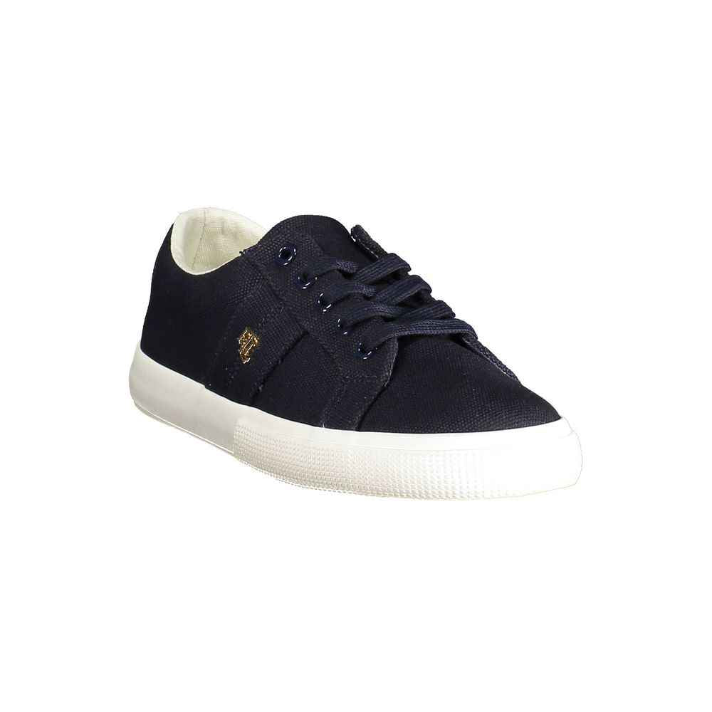 Ralph Lauren Blue Cotton Women Sneaker