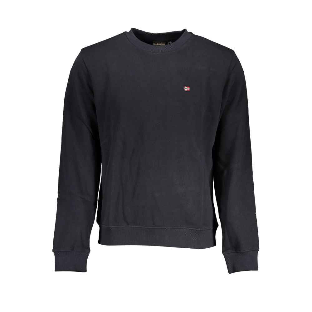 Napapijri Black Cotton Men Sweater