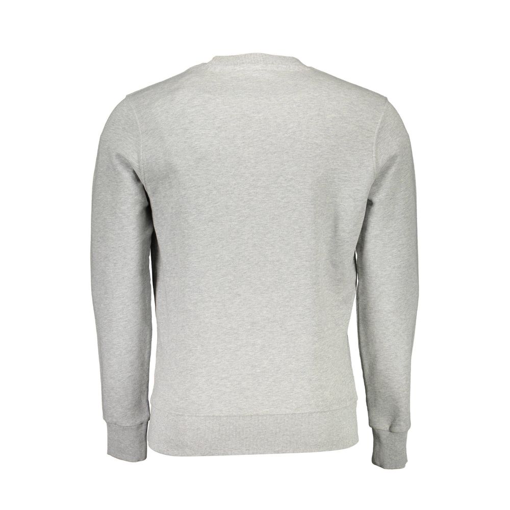 North Sails Gray Organic Cotton Men Sweater
