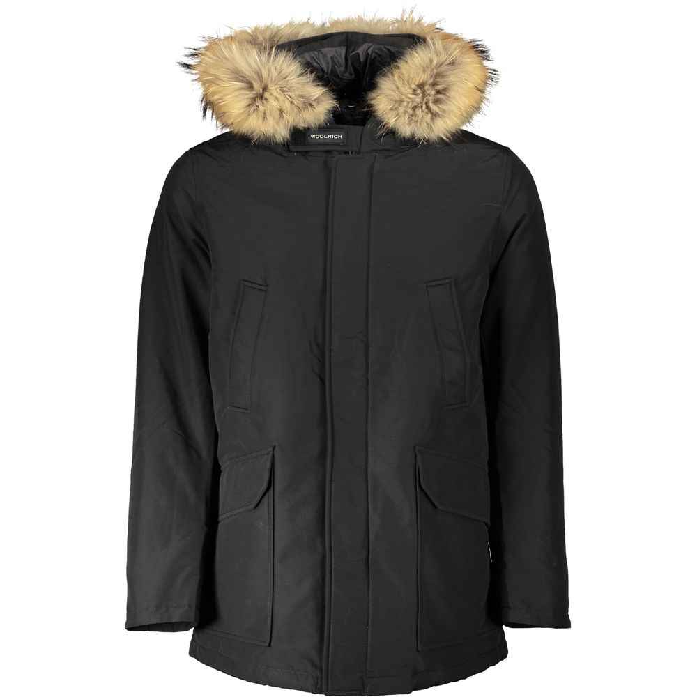 Woolrich Black Cotton Men Jacket