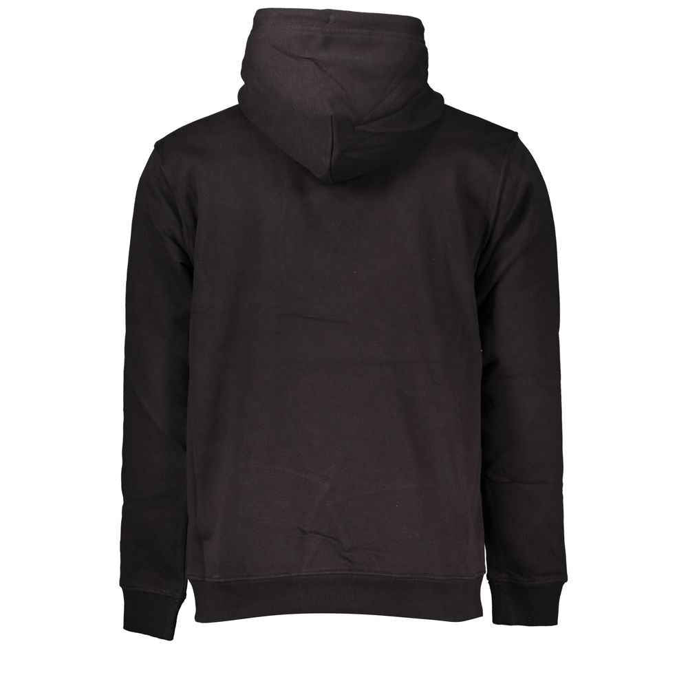 Tommy Hilfiger Black Cotton Men's Sweater Hoodie