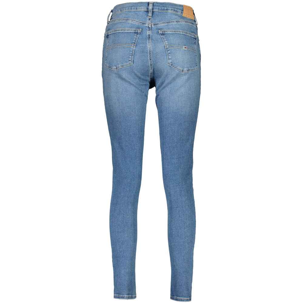 Tommy Hilfiger Blue Cotton Women Skinny Jean