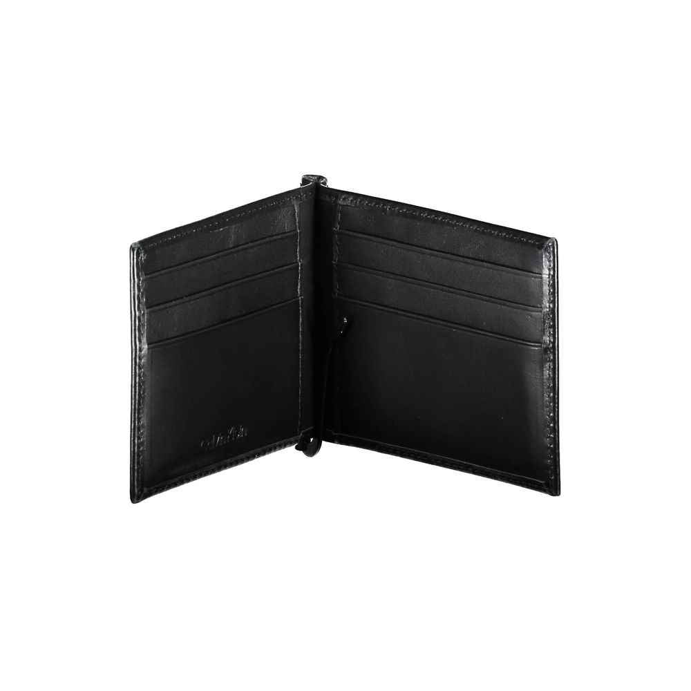 Calvin Klein Black Leather Men Wallet