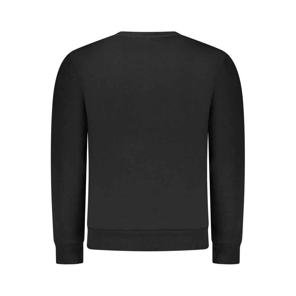 Rifle Black Cotton Men's Crewneck Sweater