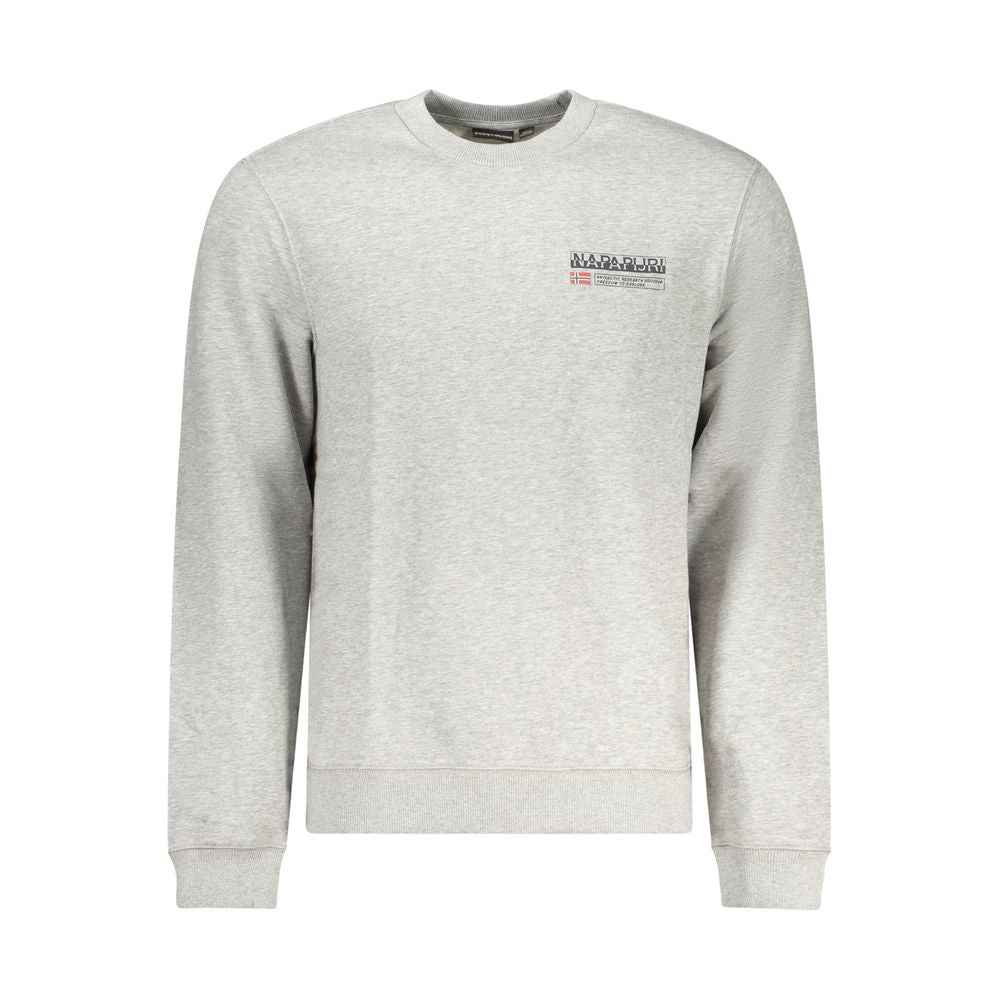 Napapijri Gray Cotton Men Sweater