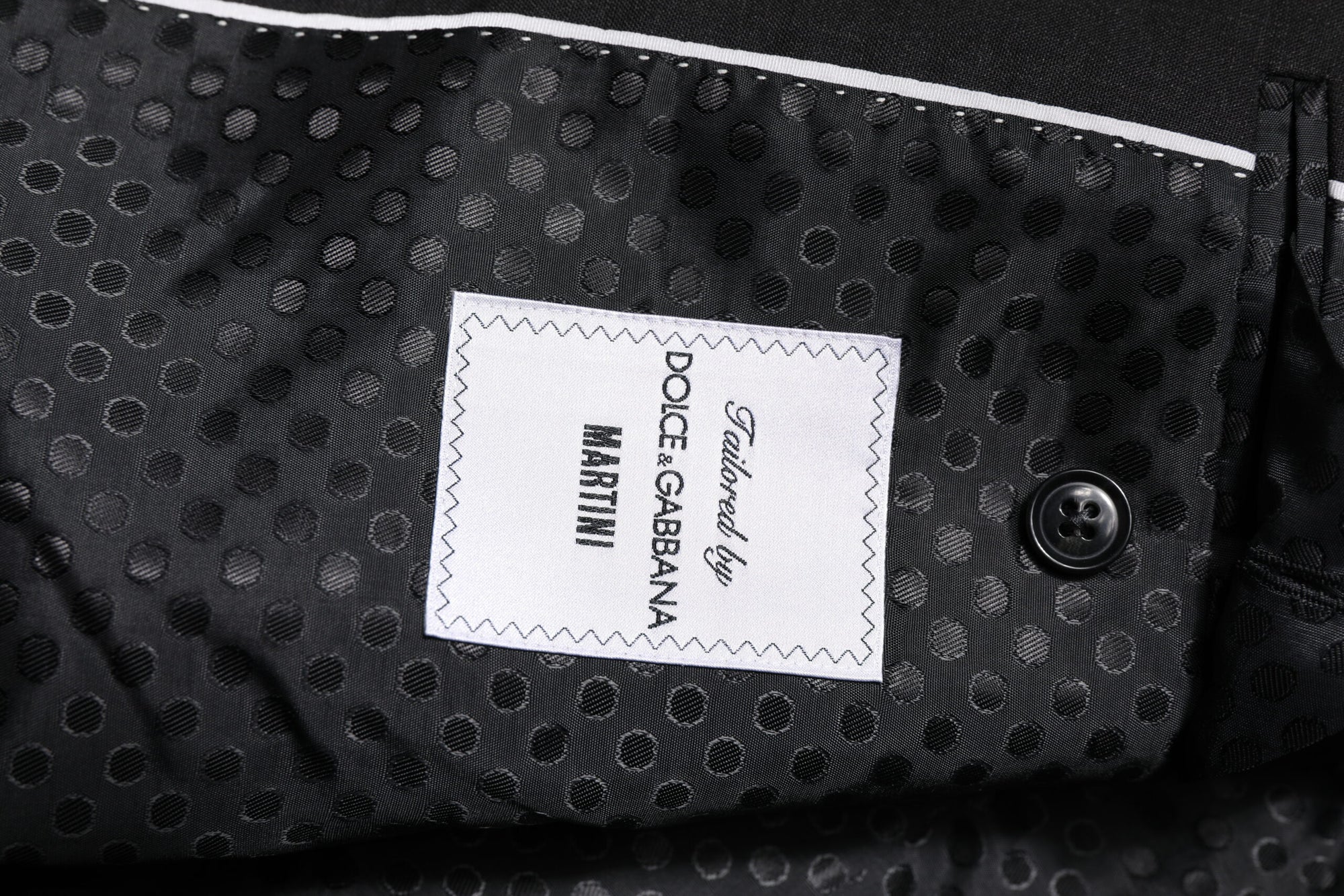 Dolce & Gabbana Dark Gray MARTINI Single Breasted Jacket