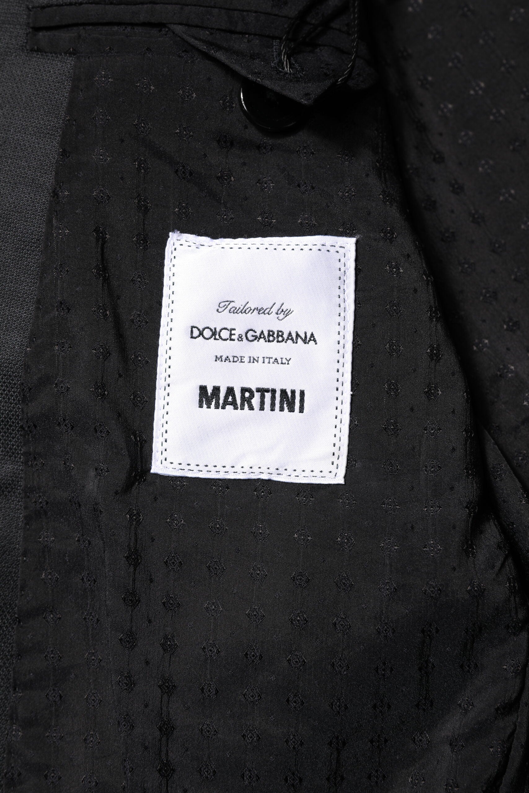 Dolce & Gabbana Dark Gray MARTINI 2 Pc Single Breasted Suit