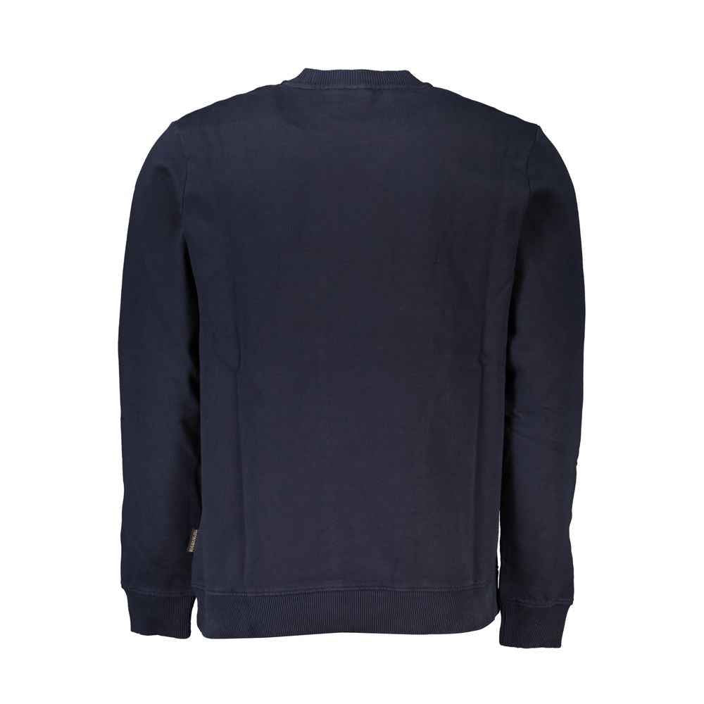 Napapijri Blue Cotton Men Sweater