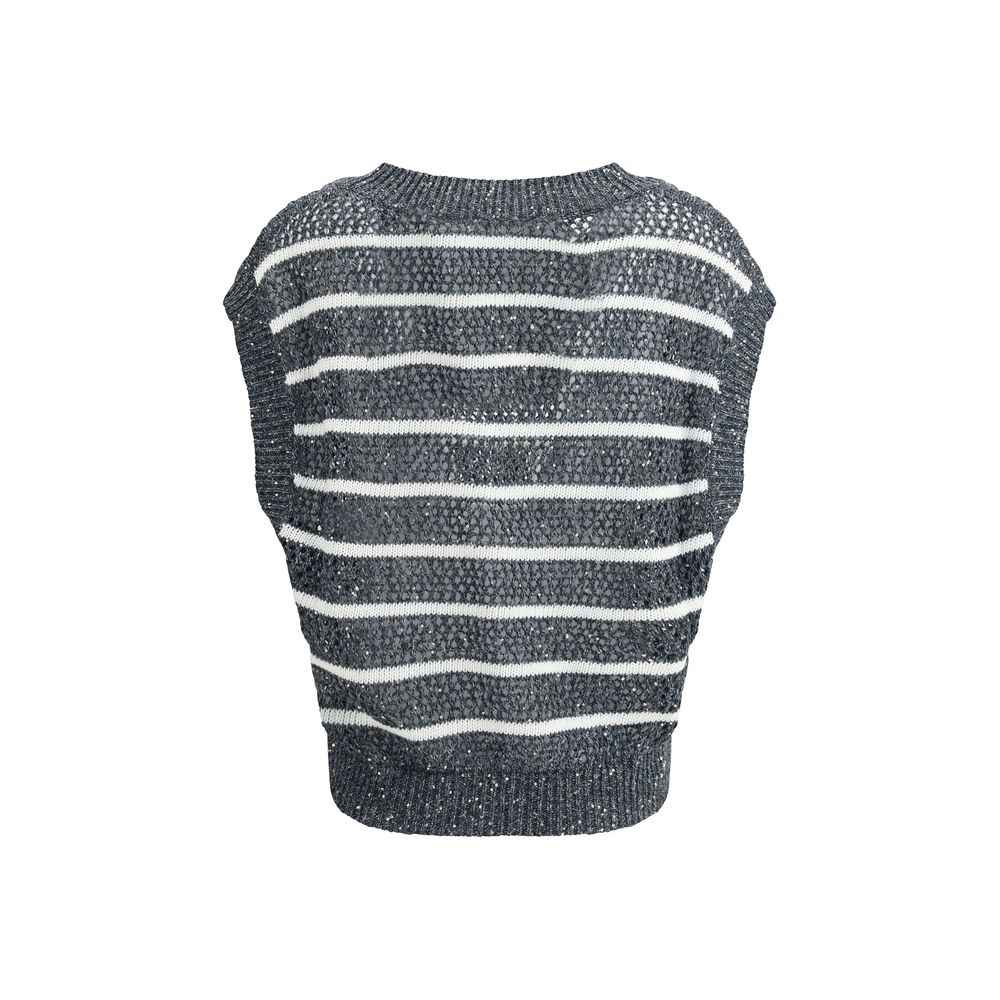 Brunello Cucinelli Striped Vest