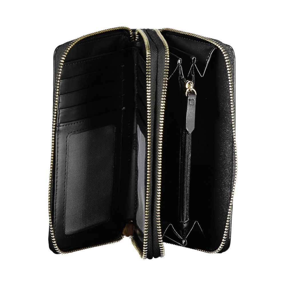 Mario Valentino Black Polyethylene Women Wallet