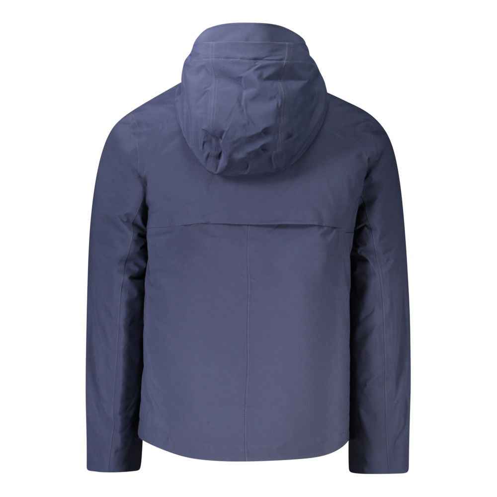 K-WAY Blue Polyester Men Jacket