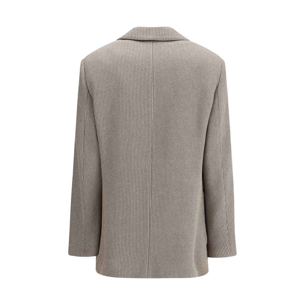 Brunello Cucinelli Ribbed deisgn lurex Jacket
