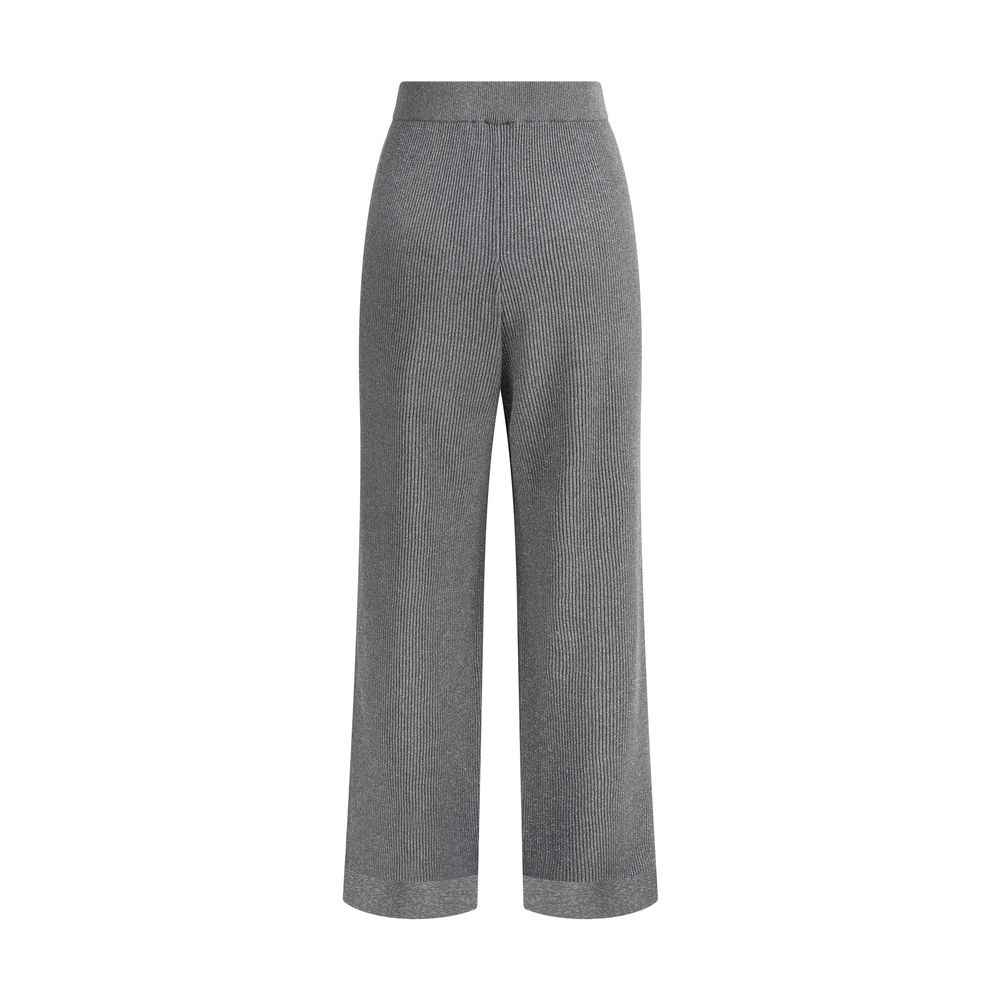 Brunello Cucinelli Gray Cotton Casual Pants