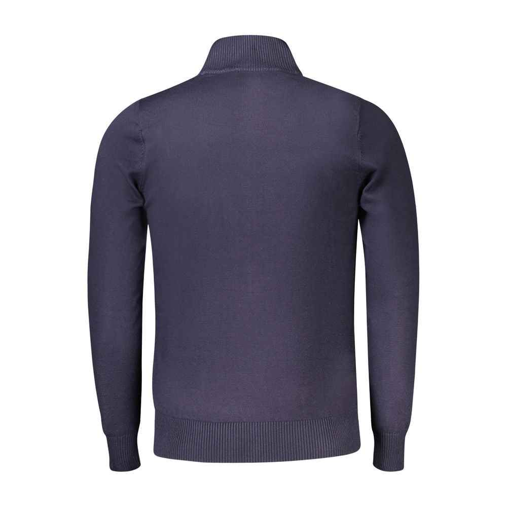 Coveri Moving Blue Viscose Men Sweater