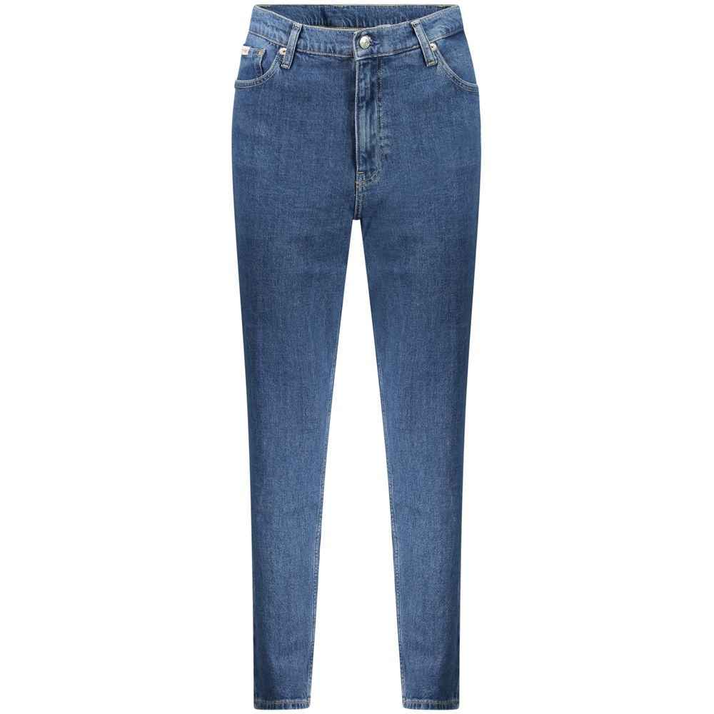 Calvin Klein Blue Cotton Women Jeans