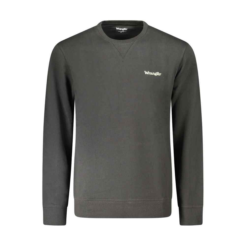 Wrangler Black Cotton Men Sweater
