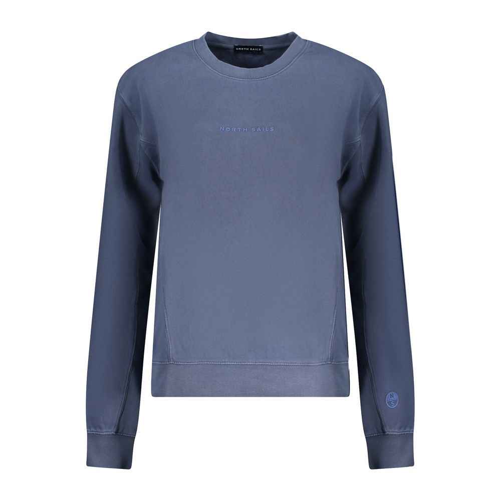 North Sails Blue Cotton Women Sweater