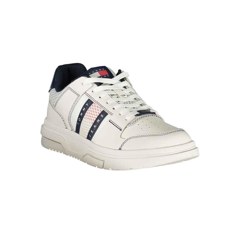 Tommy Hilfiger Blue Leather Men Sneaker