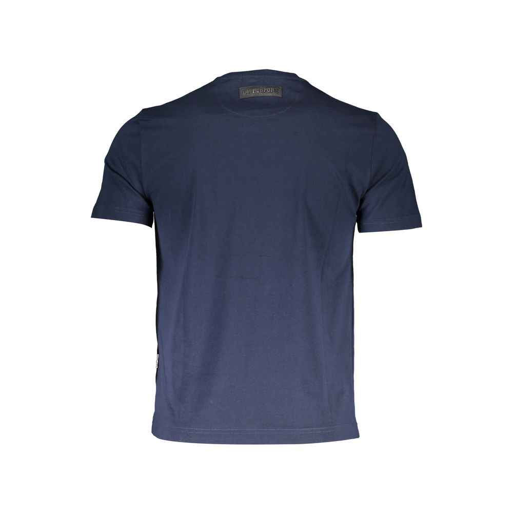 Plein Sport Blue Cotton Men T-Shirt