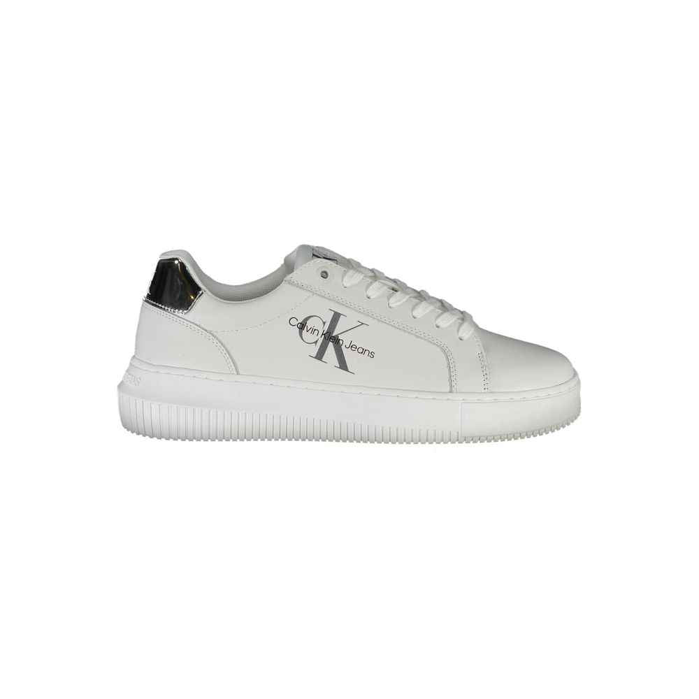 Calvin Klein White Polyester Sneaker