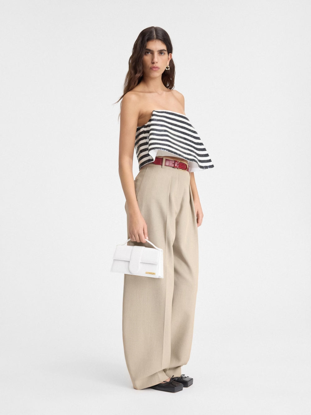 Jacquemus Le Grand Bambino White Bag