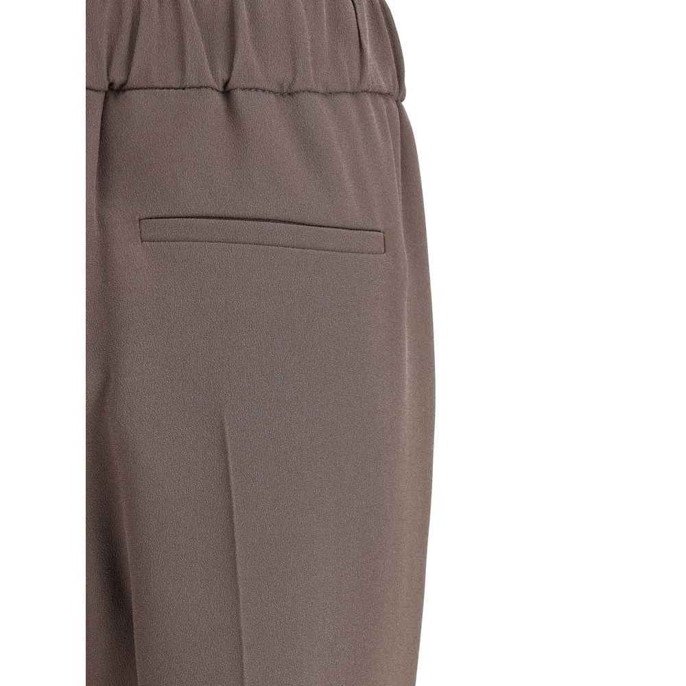 Brunello Cucinelli Gray Acetate Casual Pants