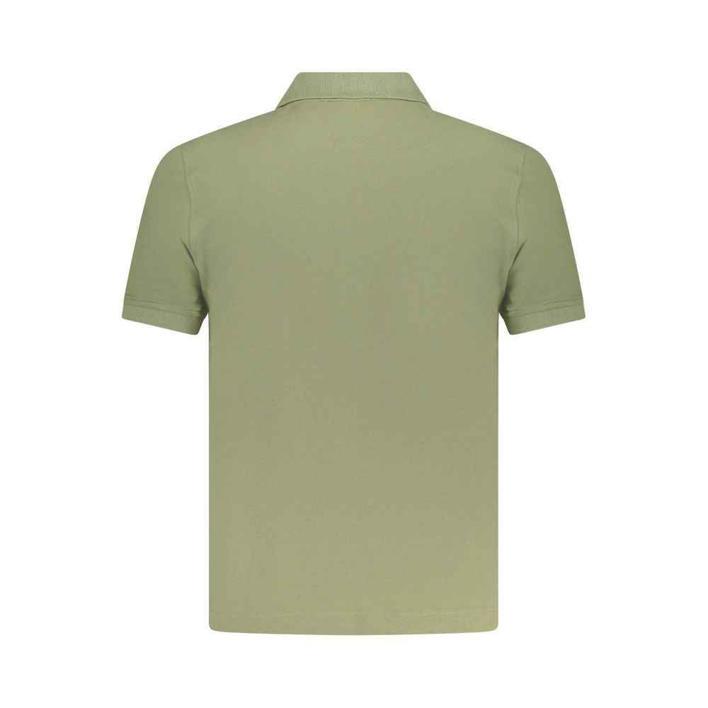 K-WAY Green Cotton Polo Shirt