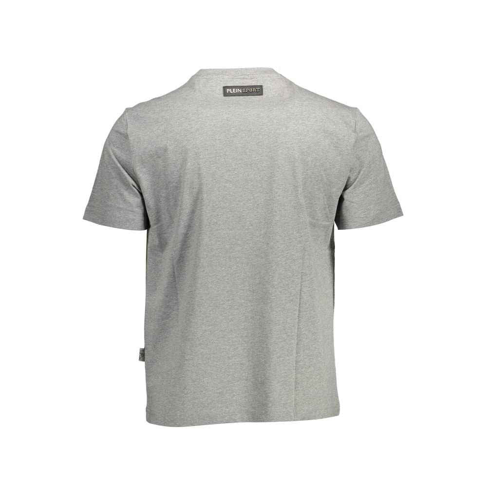 Plein Sport Brown Cotton Men T-Shirt