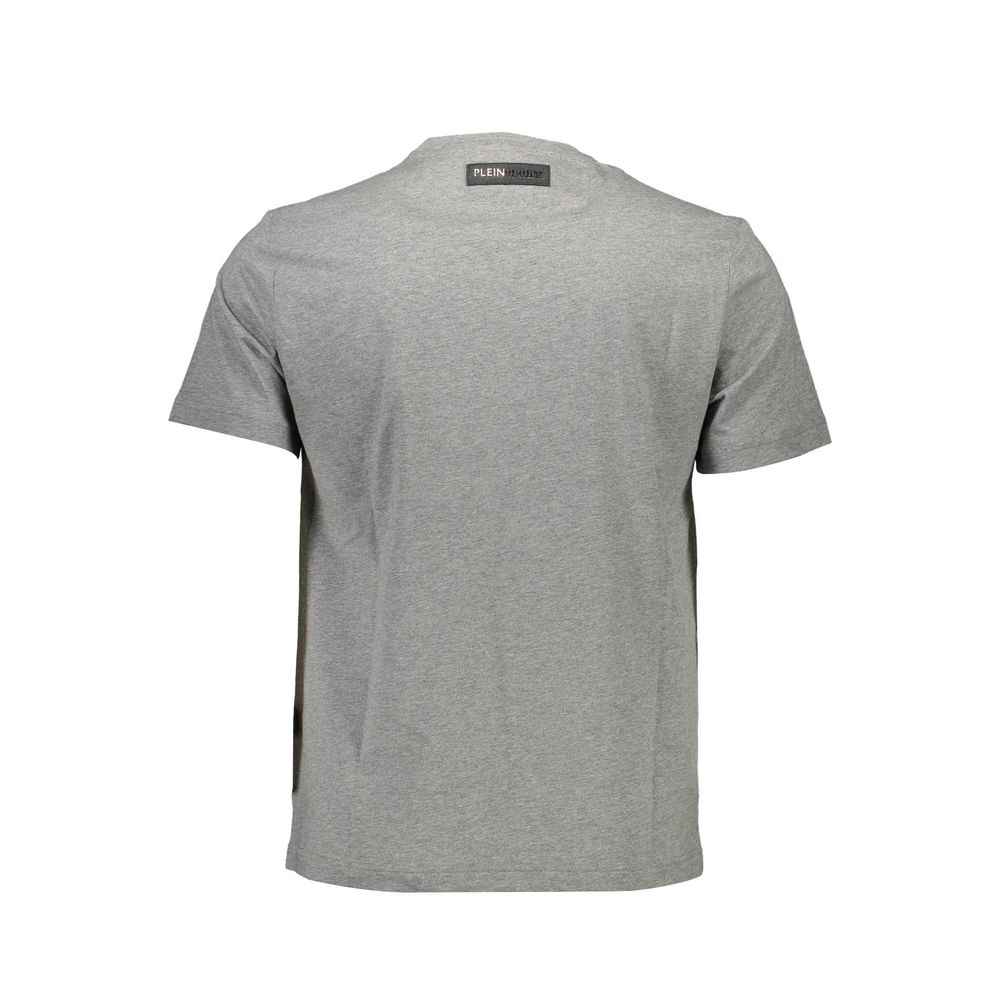 Plein Sport Brown Cotton Men T-Shirt