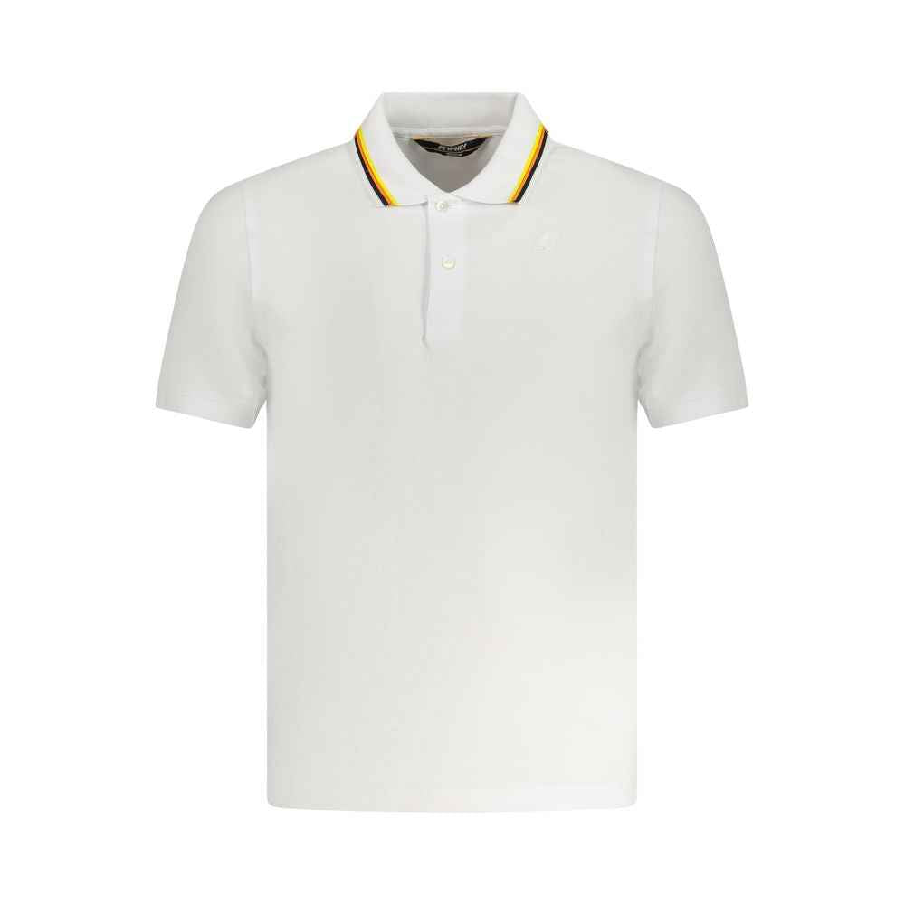 K-WAY White Cotton Polo Shirt