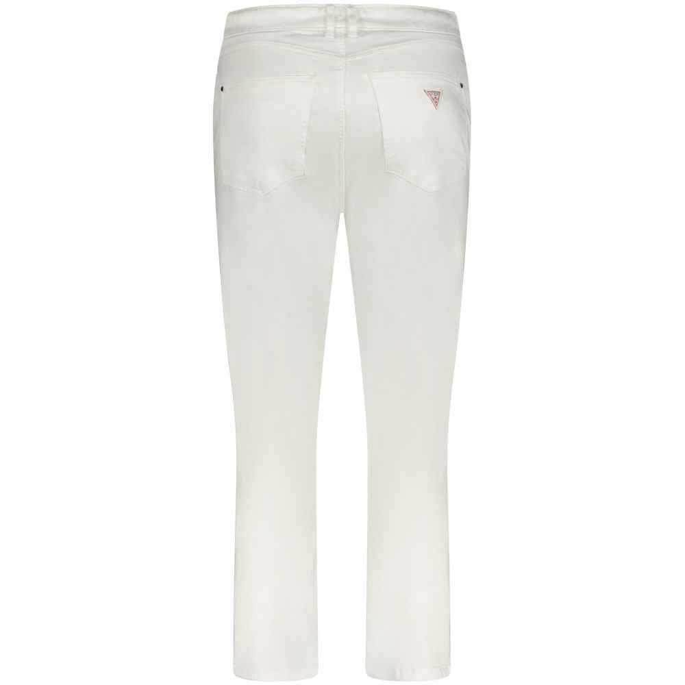 Guess Jeans White Cotton Women Skinny Jean
